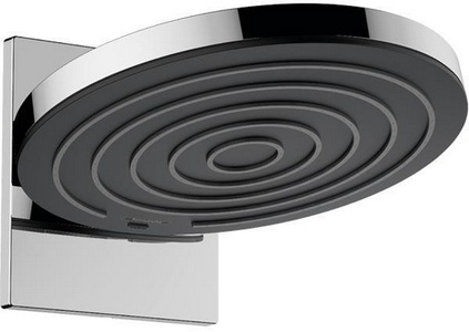 Верхний душ, лейка круглая 260мм, стеновой кронштейн с ргулир.углом наклона, 2 типа струи, (цв. хром),  260 2jet ZZ Hansgrohe Pulsify 24150000