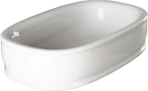 Раковина накладная на столешницу, овальная 600х400хh150мм, без отв.д/смесит., без перелива, (цв. белый),  ZZ ArtСeram Atelier ATL002 01; 00