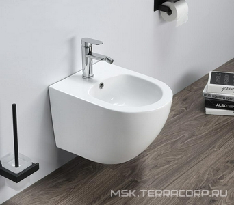 Биде подвесное, цв. белый, ZZ Azario Grado AZ-0046-BW SP