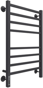 Полотенцесушитель  П8 500х800 электро КС 9005 черный матовый ( new встроен диммер)  TERMINUS Terminus Ватикан 4670078527554