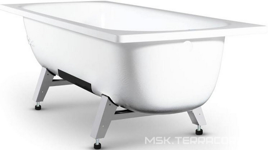 Ванна стальная 170*70 см, ножки в комплекте, БЕЗ слива-перелива XX ВИЗ Универсал M-71903