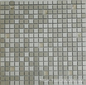 Мозаика Мастера Керамики Glass Мозаика LP01A (чип 15х15 )ZZ|30х30