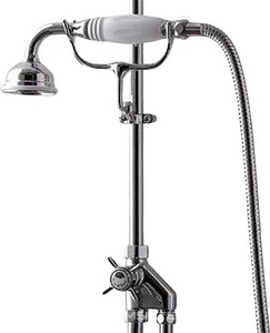 Распределитель с ручным душем, шлангом, кронштейном, (цв.хром), Devon&Devon ZZ Devon & Devon Shower mixers MARK618CR