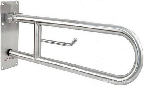 Поручень откидной для инвалидов, 60см, цв. хром ZZ Nofer Nofer 15051.60.B