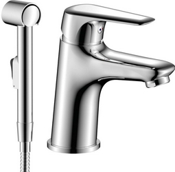 Смеситель Olive'S Evora 33120EV для раковины, с гигиеническим душем| 4x14x13