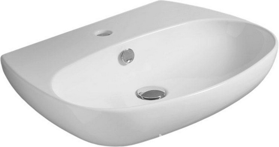 Раковина подвесная, накладная 60х46хh16см, БЕЗ крепежа арт.F 89,  ZZ Simas Vignoni VI 10