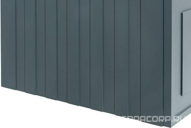 Шкаф-пенал 300х300хh1610мм, БЕЗ РУЧКИ, (цв.серый матовый),  ZZ La Fenice Cubo 30FNC-05-CUB-G-30