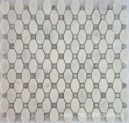 Мозаика из камня на сетке М20-352-Р ZZ 30.5x34.2