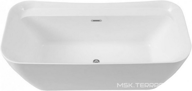 Ванна 1700x800хh580мм, отдельностоящая. интегрированный слив-перелив, д/к цв.хром в компл., (акрил цв.белый),  2 ZZ Allen Brau Infinity 2.21002.20