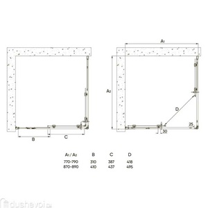 Душевой уголок 800x800x1850 мм,1/4 круга (раздвижные двери из центра) стекло-прозрачное, профиль хром, ZZ Veconi RV RV113-80-01-C4