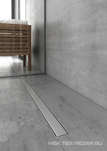 Душевой трап Berges B1 Keramik 091019, 80 см, выпуск: вертикальный, нержавеющая сталь, решетка хром, ZZ Berges Универсал 091019