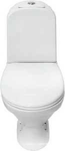 Унитаз-компакт, с крышкой-сидением термопласт, микролифт , косой выход, крепеж в комплекте, белый Sanita Luxe Classic luxe WC.CC/Classic/2-TM/WHT.G/S1 (CSCSLCC01060611)