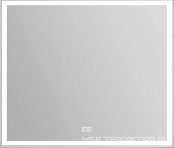 Зеркало 900x30x800мм, со встроенным по периметру светильником и сенсорным выключателем и подогревом, 12W, 220-240V, BelBagno ZZ BelBagno Универсал SPC-GRT-900-800-LED-TCH-WARM
