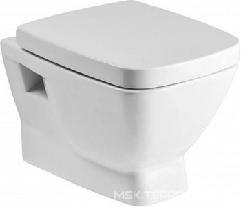 Комплект инсталляция для подвесного унитаза+ кнопка хром + подвесной унитаз с сиденьем микролифт ZZ Santek Нео 1.WH50.1.543