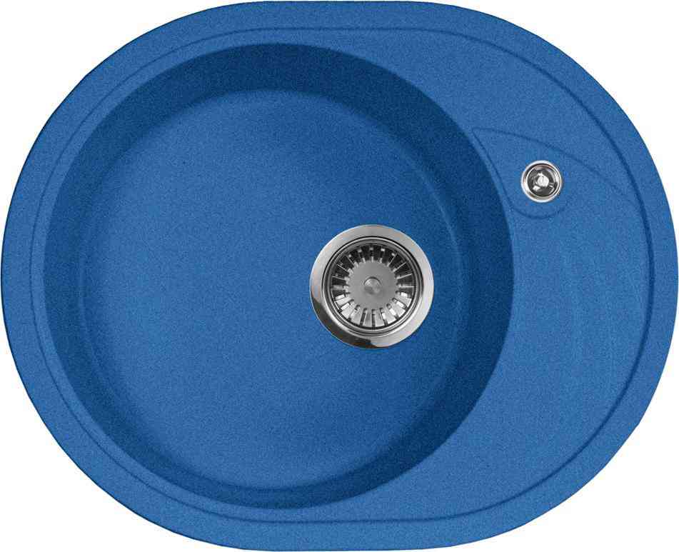 Мойка кухонная AquaGranitEx M-18l синяя| 46x57x18