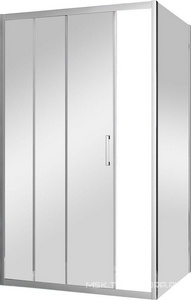 Душевой уголок 1200х900хh1900мм, прямоуг., правый/левый, (стекло прозрачное 6мм, фурн.цв.хром),  ZZ Vincea Alpha VSR-3AL9012CL