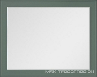 Зеркало 800x30x600мм, с встроен.по периметру LED подсветкой, выкл. датчик движения, (цв.серый матовый), Cubo ZZ