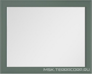 Зеркало 800x30x600мм, с встроен.по периметру LED подсветкой, выкл. датчик движения, (цв.серый матовый),  ZZ La Fenice Cubo FNC-02-CUB-G-80-60