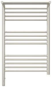 Полотенцесушитель электрический, 800х500 мм, " 3.0", с полкой, скрытое подключение, блок управления слева, цв.хром ZZ Сунержа Богема 00-5806-8050