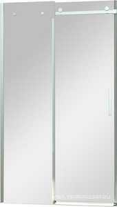 Душевая дверь раздвижная  Veconi -74 74-130-01-C4 130Х195 см, профиль хром, покрытие Easy Clean ZZ Veconi VN VN74-130-01-C4