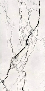 Керамогранит для пола и стены Florim Magnum B&W Marble White  Breach Naturale 160x320  751164