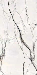 Керамогранит для пола и стены Florim Magnum B&W Marble White  Breach Naturale 160x320  751164