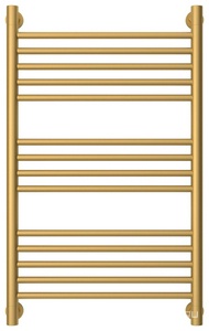 Полотенцесушитель водяной "" 800х500 мм, прямая, универсальное подключение, матовое золото ZZ Сунержа Богема 032-0220-8050