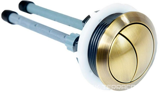 Кнопка смыва для арматуры бачка унитаза, (цв. бронза),  ZZ Cezares Laredo CZR-BTN-BRONZE / Laredo