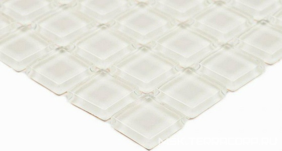 Мозаика Super white (15x15x4) 30x30 Bonaparte Мозаика стеклянная n156357