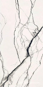 Керамогранит для пола и стены Florim B&W Marble Breach High-Glossy Ret 60X120 766402