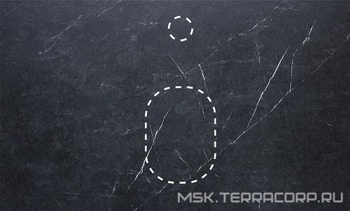 Столешница 811х470хh10мм, для тумбы 800мм, с отверстиями для смесителя и сифона, ( Black Olive Light Lappato, цв.черный), La Fenice Terra ZZ La Fenice Granite FNC-VS03-TER-80