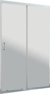 Душевая дверь 120хh185 см, профиль хром глянец, стекло прозрачное Veconi VN VN40-120-01-C1