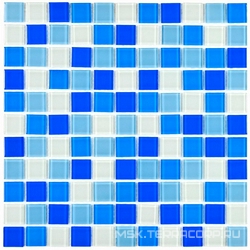 Blue wave-3   (25x25x4)  ZZ 30x30