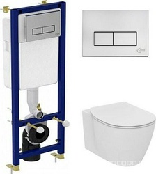 Комплект  Система инсталляции для унитазов Ideal Standard W3710AA 4 в 1| 54x36x31