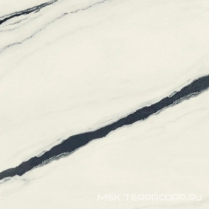 Керамогранит для пола и стены AtlasConcorde Россия FORTE DEI MARMI F.d.M. Panda White 80x80 Lapp/Ф.Д.М.  Панда Вайт 80Х80 Лап 610015000648