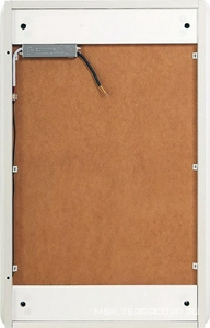 Зеркальный шкаф 600x800x150 мм,с 1 распашной дверцей, с 2 стекл. полками, со встроенной подсветкой и и сенс. выключателем, 12W,220-240V BelBagno ZZ BelBagno Универсал SPC-MAR-600/800-1A-LED-TCH