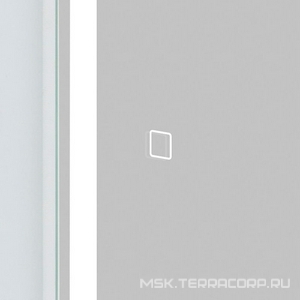 Зеркальный шкаф 600x800x150 мм,с 1 распашной дверцей, с 2 стекл. полками, со встроенной подсветкой и и сенс. выключателем, 12W,220-240V BelBagno ZZ BelBagno Универсал SPC-MAR-600/800-1A-LED-TCH