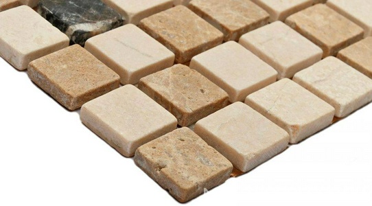 Мозаика Turin-15 slim (Matt) (15x15x4) 30,5x30,5 Bonaparte Мозаика из натурального камня n156741