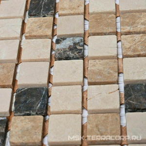 Мозаика Turin-15 slim (Matt) (15x15x4) 30,5x30,5 Bonaparte Мозаика из натурального камня n156741