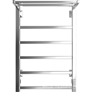 Полотенцесушитель электрический ДВИН  80х50 см, К диммер квадрат, подключение скрытое + кабель-вилка, цв. хром, KL Двин Fj Plaza Neo 4657771770142