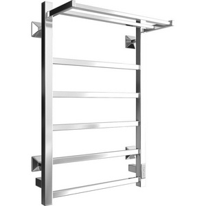Полотенцесушитель электрический ДВИН  80х50 см, К диммер квадрат, подключение скрытое + кабель-вилка, цв. хром, KL Двин Fj Plaza Neo 4657771770142