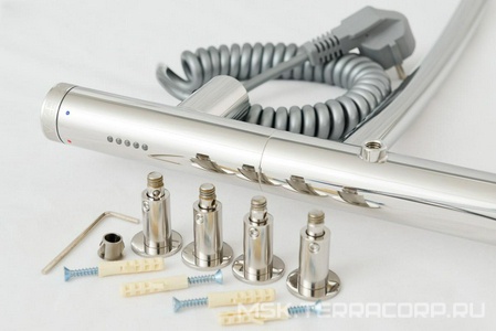 Полотенцесушитель " 3.0" 800х600 мм, электрический, МЭМ справа, в комплекте 4 телескоп.кроншт., цв. хром ZZ Сунержа Галант 00-5801-8060