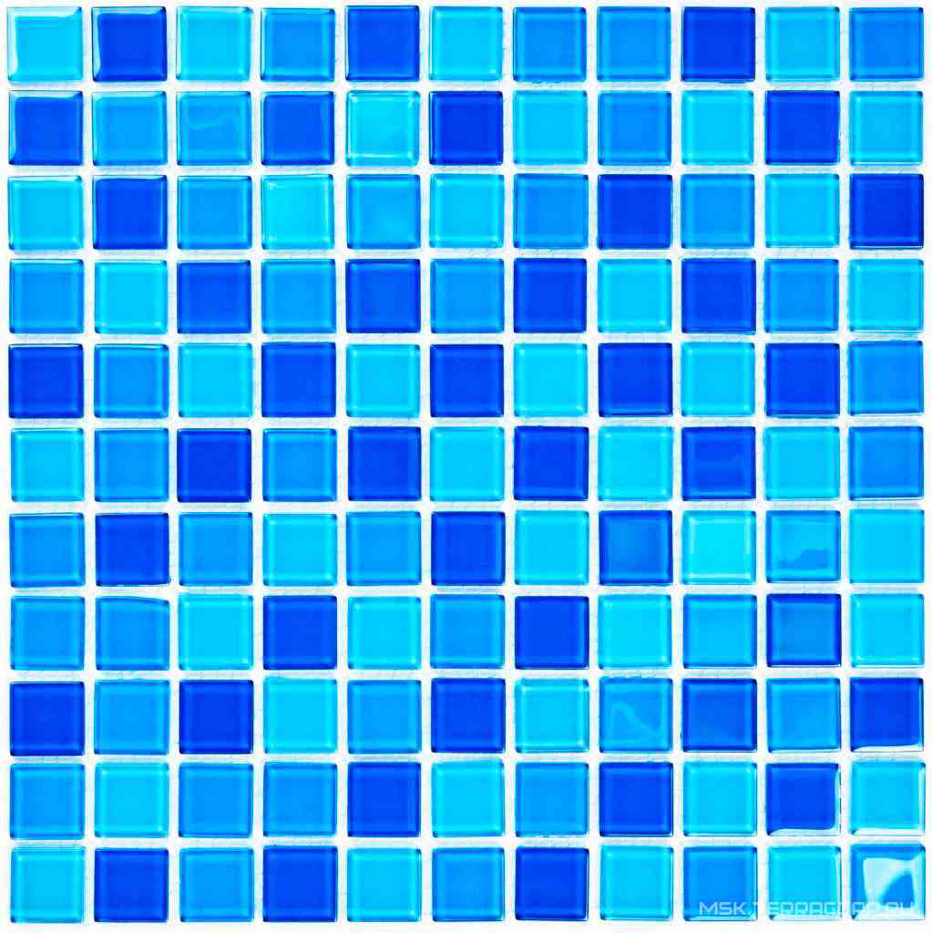Blue wave-1  (25x25x4) ZZ 30x30