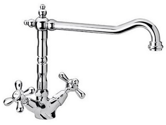 Смеситель Paini Monaco 08CR570BLMKM для кухонной мойки| 20x24x28