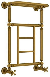 Полотенцесушитель водяной , верси1452, 660x400  в цвете состаренная БРОНЗА, ZZ Сунержа Ренессанс 05-0282-6640