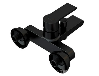 Смеситель для ванны/душа, без аксессуаров, цв.черный матовый Cersanit Brasko 63108