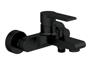 Смеситель для ванны/душа, без аксессуаров, цв.черный матовый Cersanit Brasko 63108