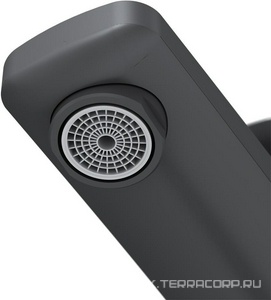 Cмеситель  для умывальника высокий, черный AMPM Gem F90A92022