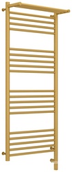 Полотенцесушитель электрический "Богема с полкой 3.0" 1200х500 мм, скрытое подключ. в компл., блок упр. справа, цв.матовое золото,  ZZ