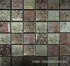 Мозаика из стекла на сетке S10-080 ZZ |30x30